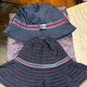 Authentic Gucci bucket hats.
